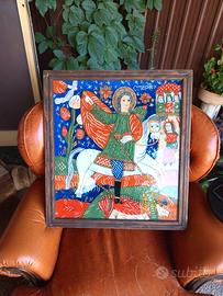 icona san Giorgio e il drago 