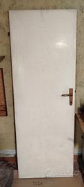 Porta interna bianca in legno 73x200
