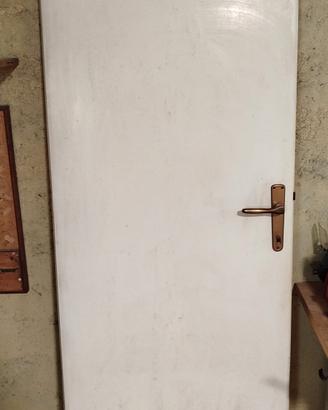 Porta interna bianca in legno 73x200