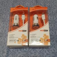 Lotto 2 caricabatterie da auto 1.5A+cavo micro usb