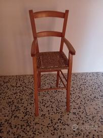 Seggiolone bambino/a di legno