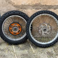 Coppia Cerchi Ruote Complete Excel Takasago