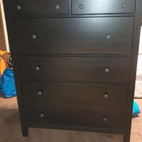 cassettiera IKEA nera
