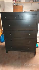 cassettiera IKEA nera