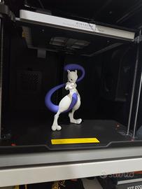 mewtwo action figure stampata in 3D