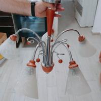 Lampadario e 2 lampade