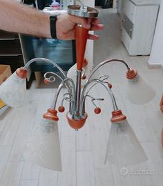 Lampadario e 2 lampade