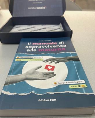 Kit Maturansia 2024 COMPLETO - Manuale Sopravviven