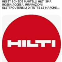 RESET SCHEDE MARTELLI HILTI SPIA ROSSA ACCESA 