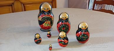 matrioska originale russa 7 pezzi