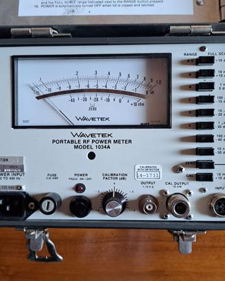 WAVETEK RF POWER METER MODEL 1034A