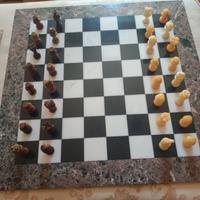 Scacchiera in marmo