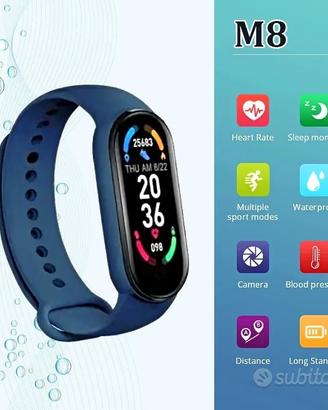 Orologio Smartwatch SmartBand Fitness Sport BLU