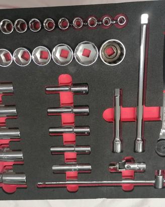 Set cricchetto e bussole 1/2" USAG 