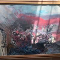 quadro di Mannino G. "peccati di gola" 1978