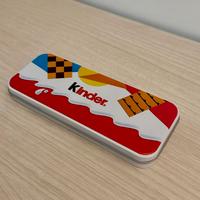 Astuccio borsellino portapenne Kinder in metallo