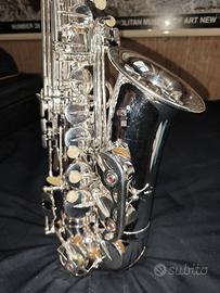 Sassofono Contralto Argentato Made in Taiwan