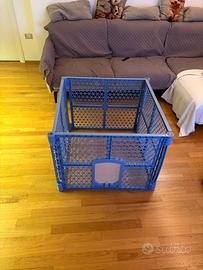 Recinto in plastica smontabile per animali