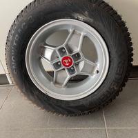 cerchi e gomme 124 rally Abarth