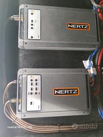 amplificatori Hertz hdp1 e hdp4