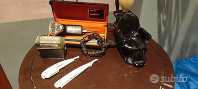 Rasoio vintage accessori barbiere lametta Philips
