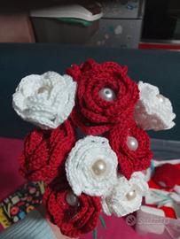 rose all'uncinetto 