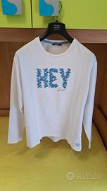 maglietta a maniche lunghe da bambina