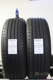 2 PNEUMATICI USATI 225 60 R18 104V CONTINENTAL