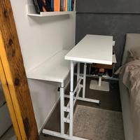 scrivania sdoppiata regolabile