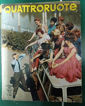 Quattroruote Settembre 1963 – Rivista anni 60 vint