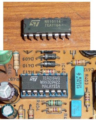 Circuiti integrati nuovi ed usati vintage TV-radio