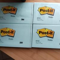 Set 4 confezioni post it grandi nuove 3M originali