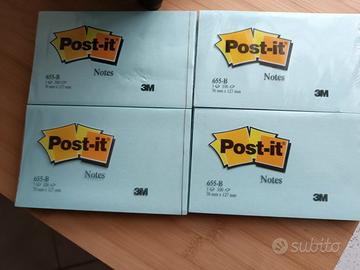 Set 4 confezioni post it grandi nuove 3M originali