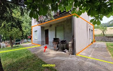 Appartamento con giardino