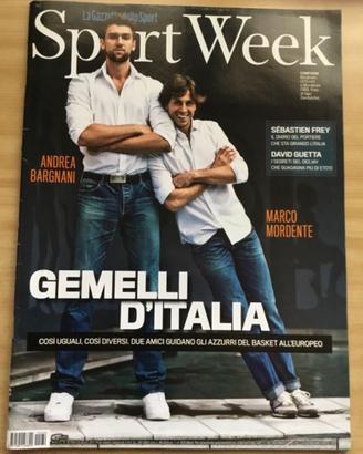 Sportweek 20/8/11 Bargnani Mordente Basket