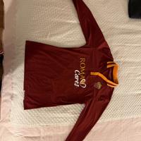 Maglia home maniche lunghe As Roma numerata