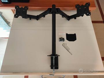 Supporto doppio monitor VESA 75X75 e 100x100