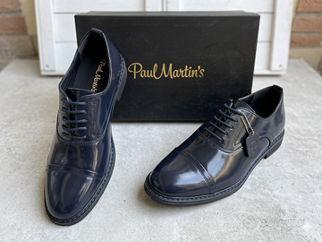 Scarpe Uomo Paul Martin’s n. 42 Pelle Navy Blue