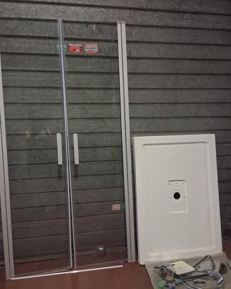 piatto doccia resina porta doccia e rubinetteria