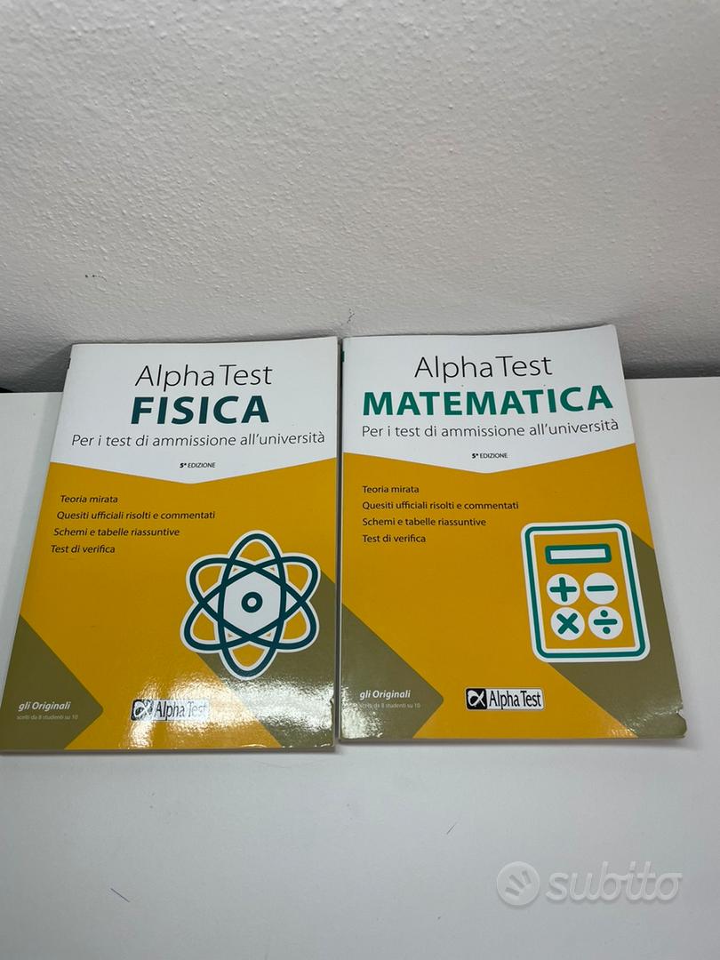 Alpha Test matematica. Per i test di ammissione all'università