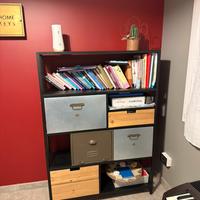 Libreria industriale vintage