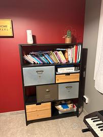 Libreria industriale vintage