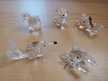 swarovski lotto 5 animaletti danneggiati
