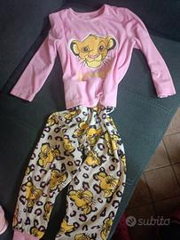 pigiama bimba della Disney