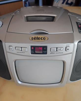 portable TV, Radio, CD Seleco Walkie CDTV-2A
