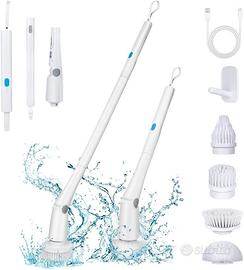 Spazzola per Pulizia Elettrica Senza Fili, con 4 T