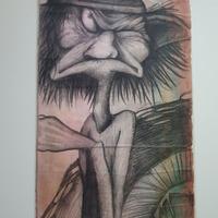 Disegno a matita e carboncino, Goblin Folletto