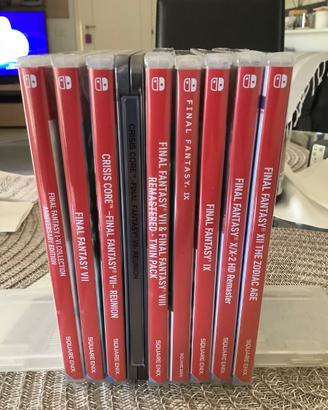 COLLEZIONE FINAL FANTASY NINTENDO SWITCH NUOVI