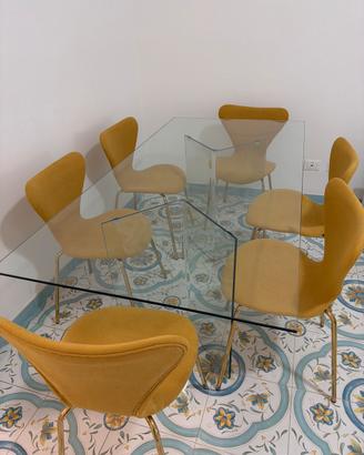 Tavolo in vetro nuovo