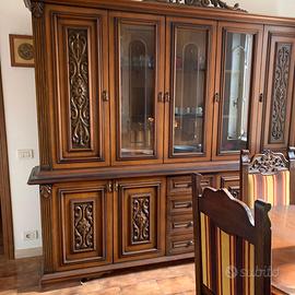 credenza e tavolo anni 70